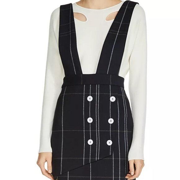 Maje Jola Plaid Skirt with Straps – New Without Tag - Picture 7 of 7